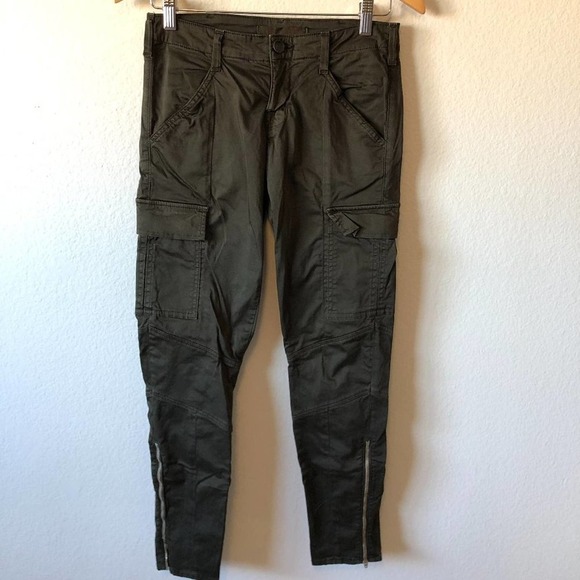J Brand Houlihan Mid Rise Caledon Cargo Pants 26 - Picture 2 of 10